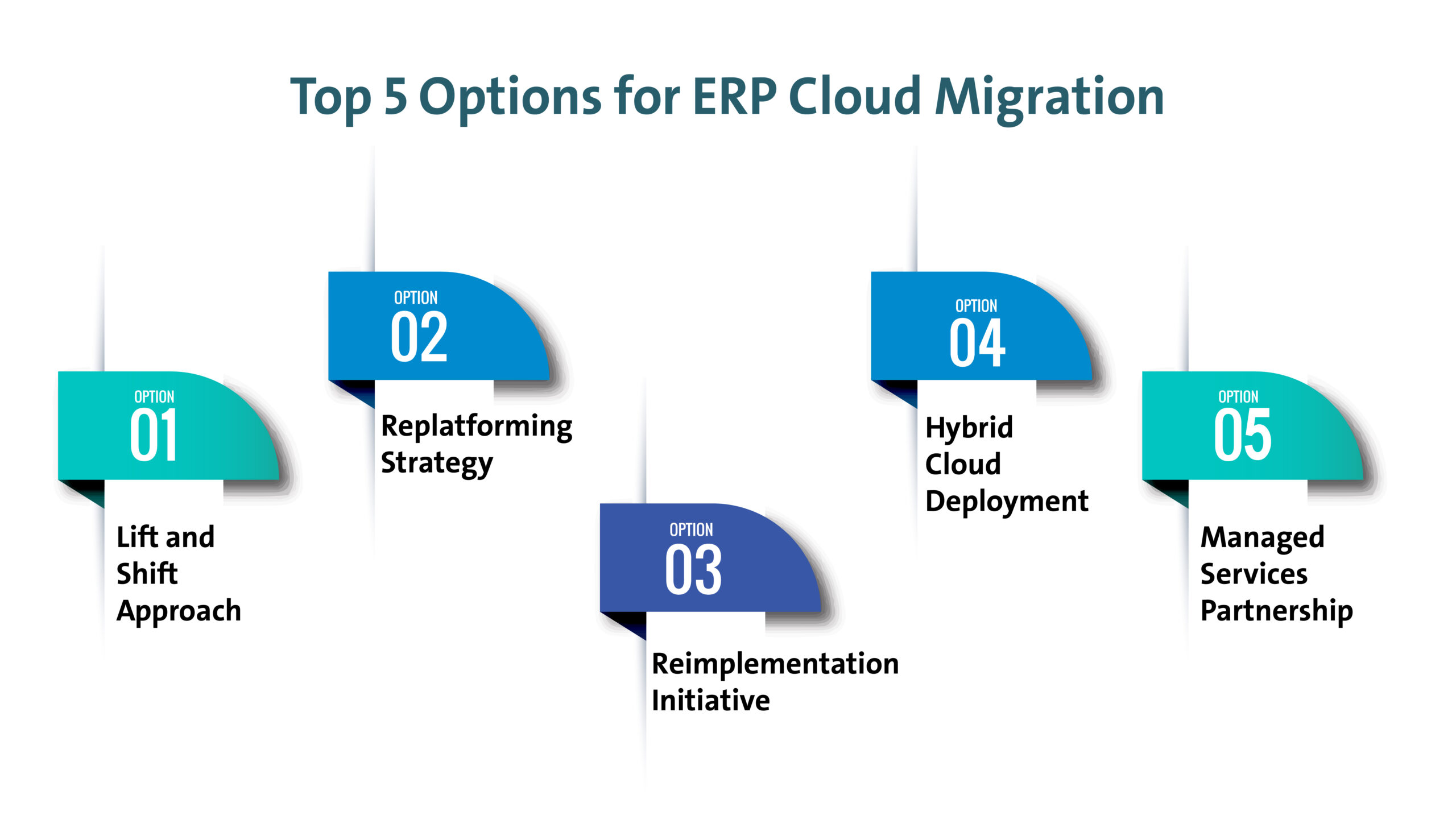 Fig 2: Top 5 Options for ERP Cloud Migration
